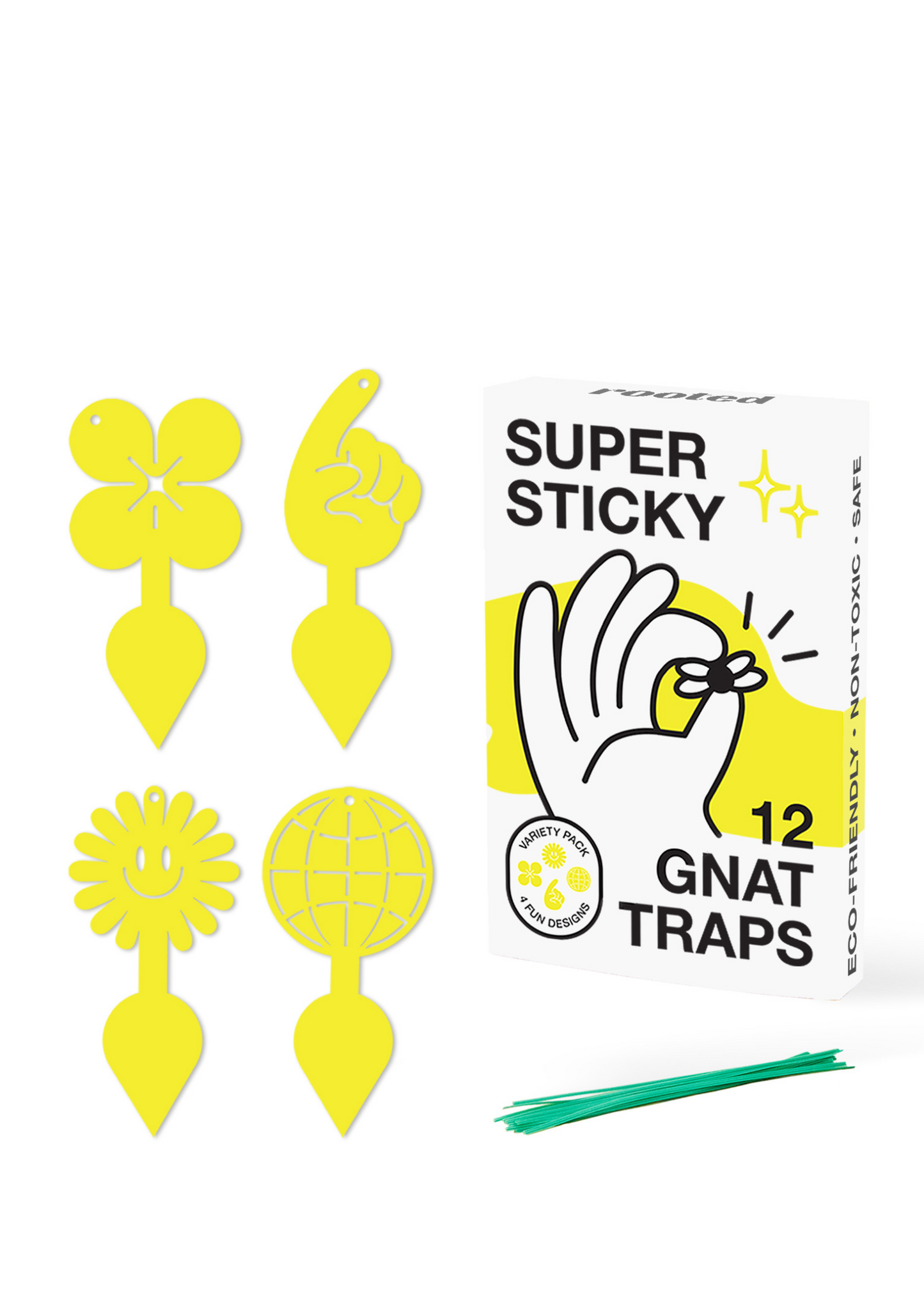 Rooted Super Sticky Gnat Traps